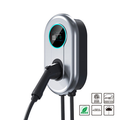 Τύπος - 1 σταθμός χρέωσης φορτιστών 40A της EV 9.6KW Wallbox Level2 ηλεκτρικός φορτιστής οχημάτων με την οθόνη LCD