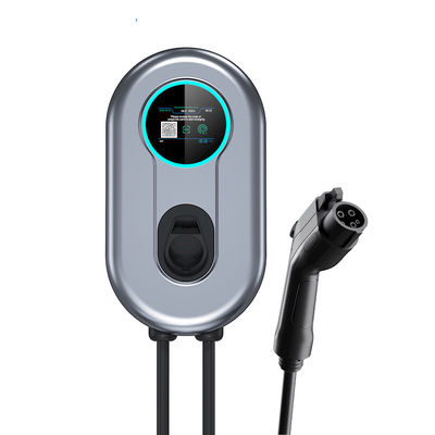 Τύπος - 1 σταθμός χρέωσης φορτιστών 40A της EV 9.6KW Wallbox Level2 ηλεκτρικός φορτιστής οχημάτων με την οθόνη LCD