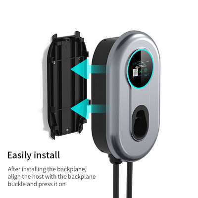 σταθμός φορτιστών 48A Wallbox EV με την οθόνη APP Wifi/Bluetooth LCD τύπος 11,52 KW - 1 εγχώριος φορτιστής της EV
