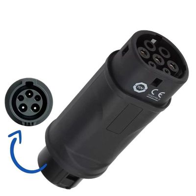 Type1 στο ηλεκτρικό εναλλασσόμενο ρεύμα 250V φορτιστών της EV συνδετήρων μετατροπέων προσαρμοστών φορτιστών οχημάτων Type2