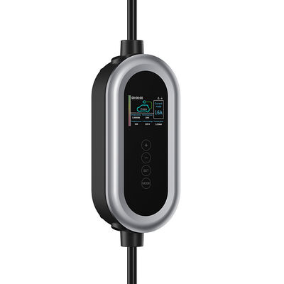 IP65 γρήγορος τύπος σταθμών φορτιστών της EV επιπέδων - 2 φορτιστής EV εναλλασσόμενου ρεύματος 7kw που χρεώνει το σωρό με το κουμπί αφής