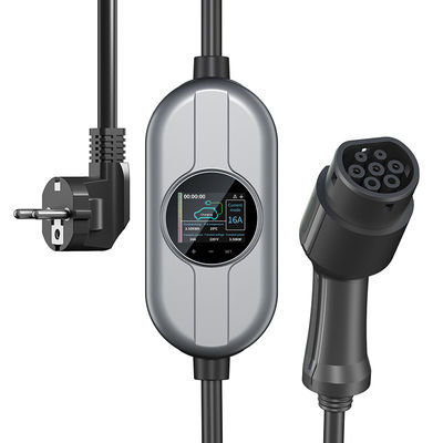 50/60Hz τύπος - φορητός EV φορτιστής 2 με τον τρέχοντα διευθετήσιμο φορτιστή της εγχώριας EV εναλλασσόμενου ρεύματος 230V παραθύρων ελέγχου