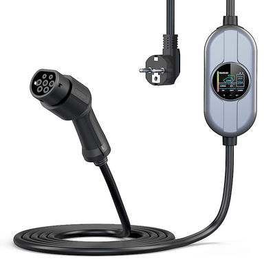 50/60Hz τύπος - φορητός EV φορτιστής 2 με τον τρέχοντα διευθετήσιμο φορτιστή της εγχώριας EV εναλλασσόμενου ρεύματος 230V παραθύρων ελέγχου