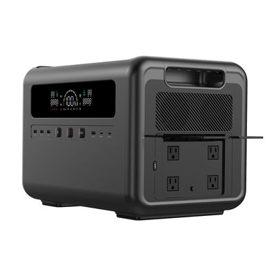 2400W LiFePO4 μπαταριών ηλιακός γεννητριών AC/DC σταθμός παραγωγής ηλεκτρικού ρεύματος παραγωγής φορητός 2304Wh για υπαίθρια