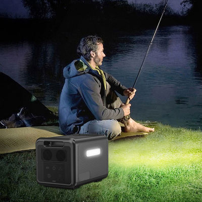 Το LCD επιδεικνύει 2304Wh τη φορητή παραγωγής ηλεκτρικού ρεύματος σταθμών 1200W μπαταρία γεννητριών LiFePO4 εναλλασσόμενου ρεύματος Intput ηλιακή για τη στρατοπέδευση