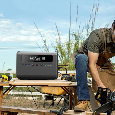 Το εναλλασσόμενο ρεύμα 1200W εισήγαγε το φορητό σταθμό παραγωγής ηλεκτρικού ρεύματος, ηλιακή γεννήτρια με τη διαθέσιμη LCD επίδειξη ηλιακού πλαισίου