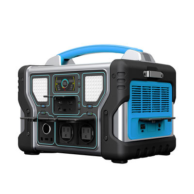 Μπλε 1000W καιρός 1008Wh γεννητριών σταθμών παραγωγής ηλεκτρικού ρεύματος στρατοπέδευσης 1000W Lifepo4 φορητός ηλεκτρικός