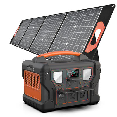 Κινητή γεννήτρια 300W σταθμών παραγωγής ηλεκτρικού ρεύματος στην λι-ιονική εγχώρια εφεδρική μπαταρία 1000W UL με την επίδειξη ηλιακού πλαισίου LCD