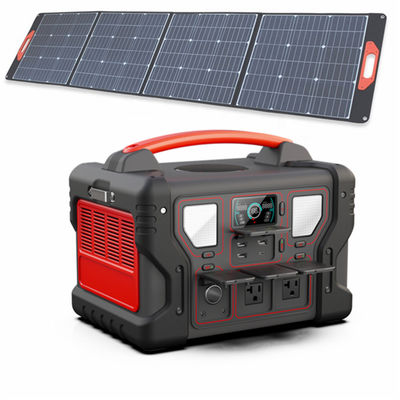 300W/500W/700W/1000W φορητή δύναμης μπαταριών τράπεζας σταθμών φορτιστών υγρασία λειτουργίας λίθιου 10%~90% γεννητριών εναλλασσόμενου ρεύματος ηλιακή