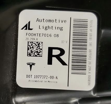 12V φωτισμός υψηλής έντασης 1077372-00-K προβολέας δεξιά για το Tesla Model 3 Model Y 2017-2020